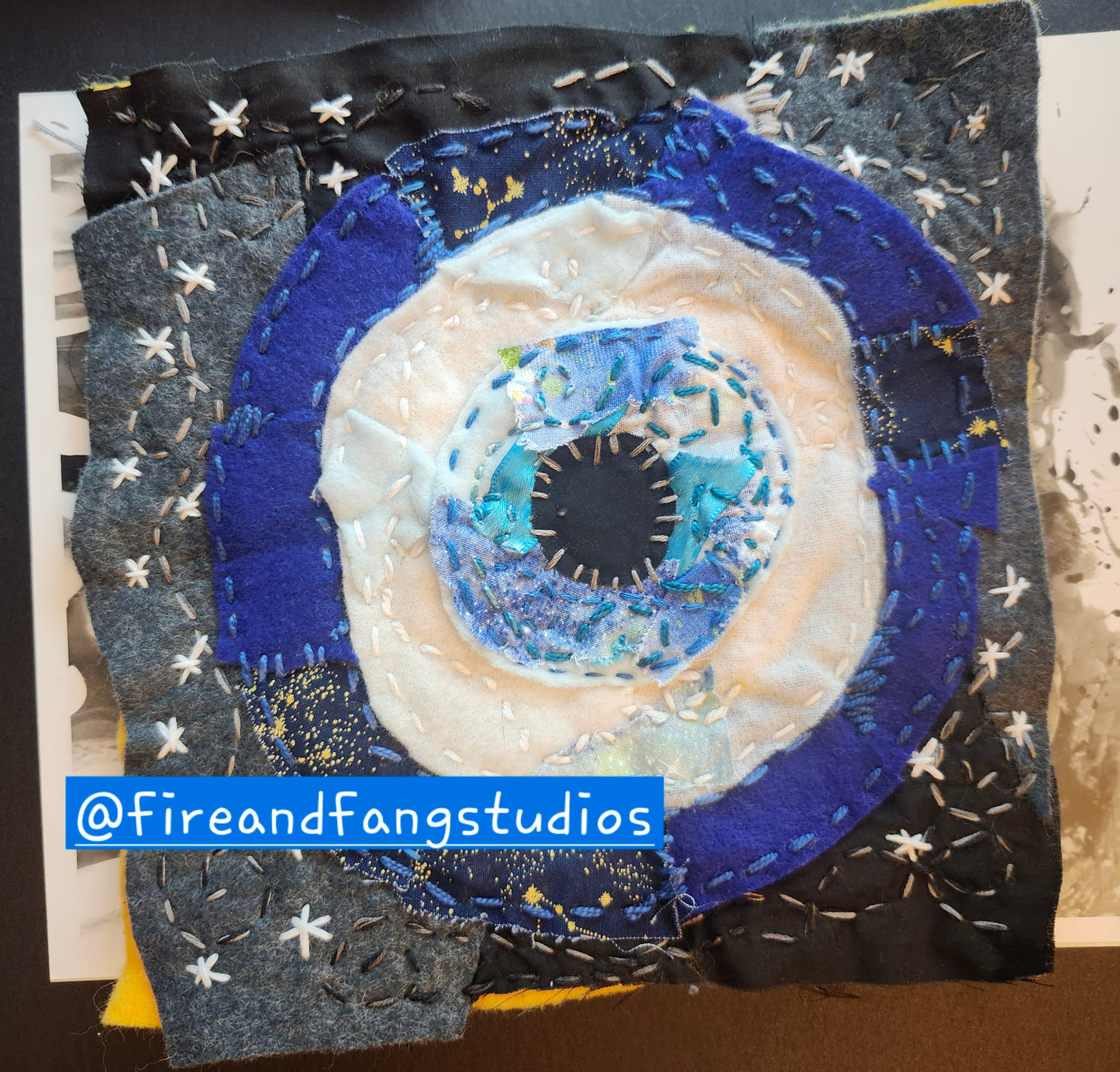 Quilted Hanging: Evil Eye