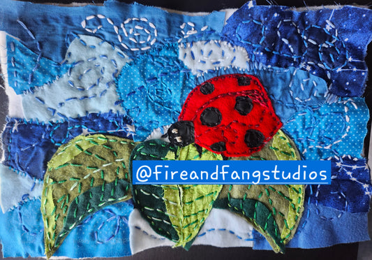 Quilted Hanging: Ladybug