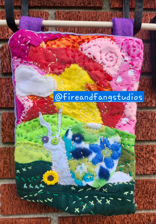 Mini Quilt: a snails pace