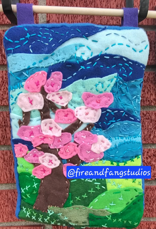 Mini Quilt: sakura