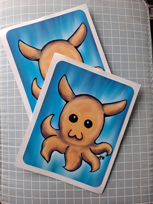Dumbo Octopus Vinyl Stickrr