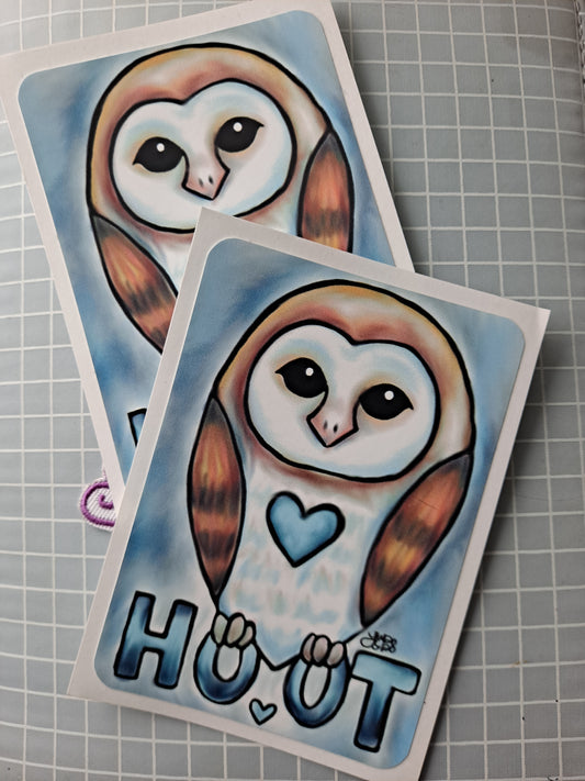 HOOT Vinyl Sticker