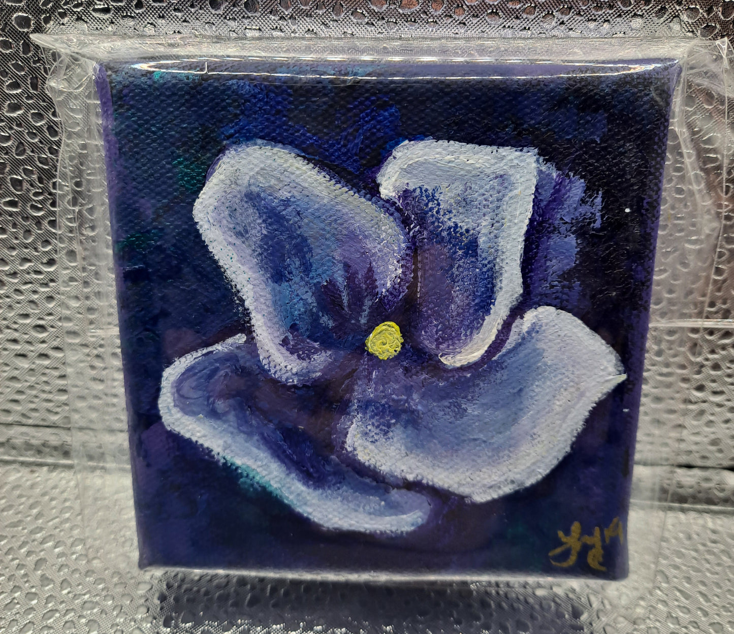 Tiny Flower Paintings- 4x4 Inches!