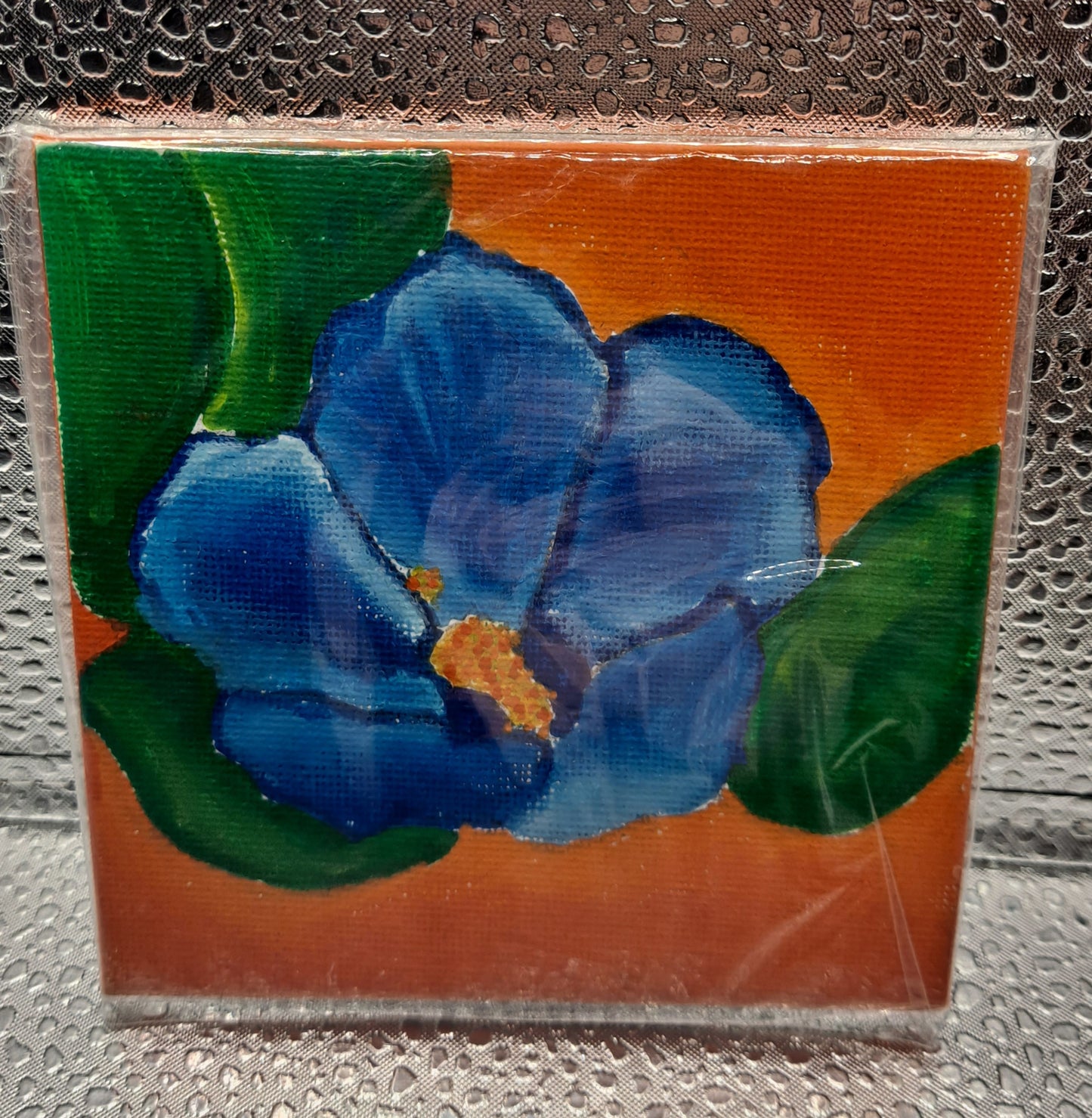 Tiny Flower Paintings- 4x4 Inches!