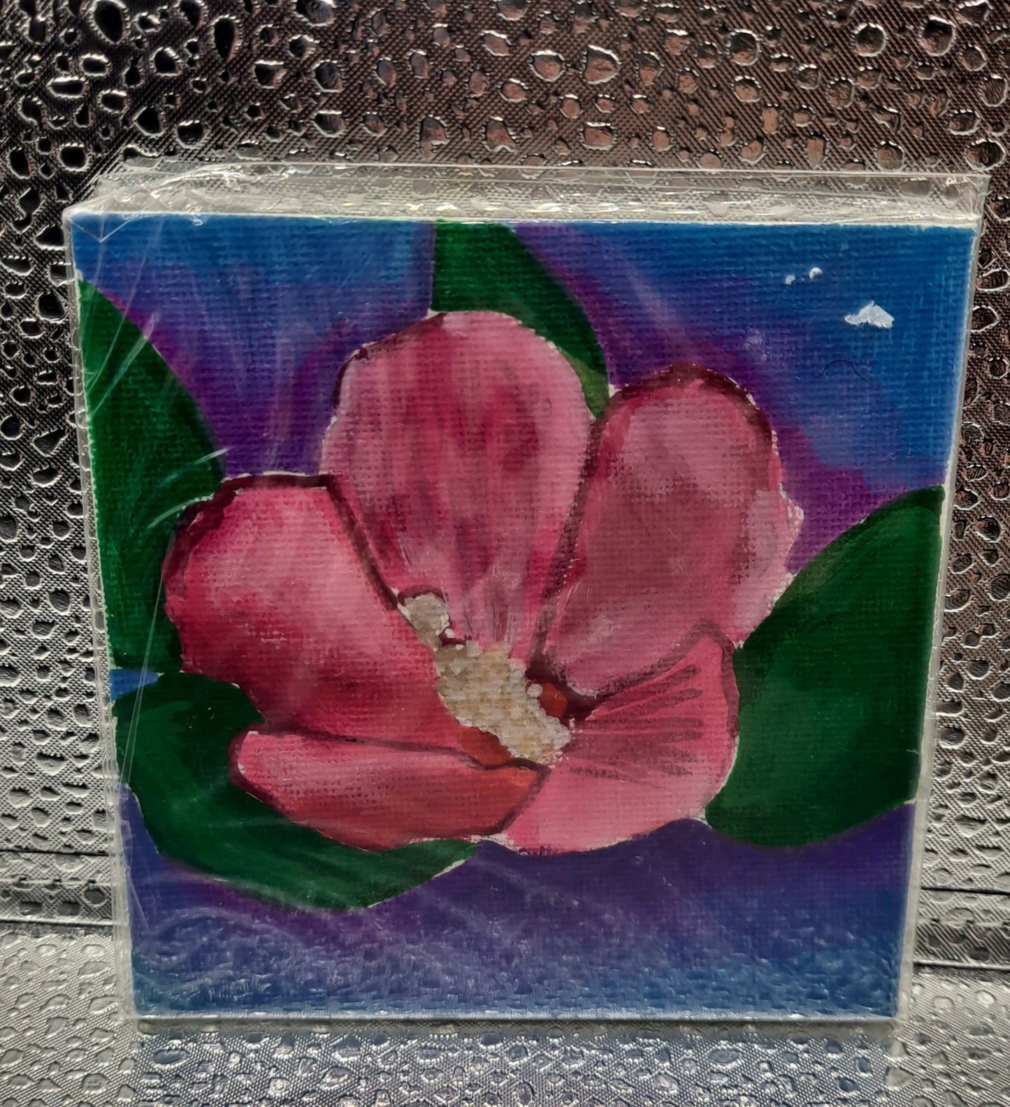 Tiny Flower Paintings- 4x4 Inches!